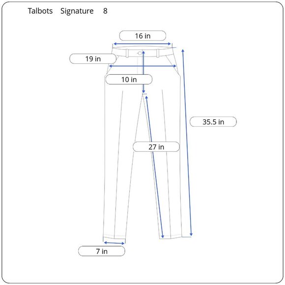 Talbots Signature Ankle Pants Women's Size 8 Multicolor Dress Career Boho - Picture 2 of 12